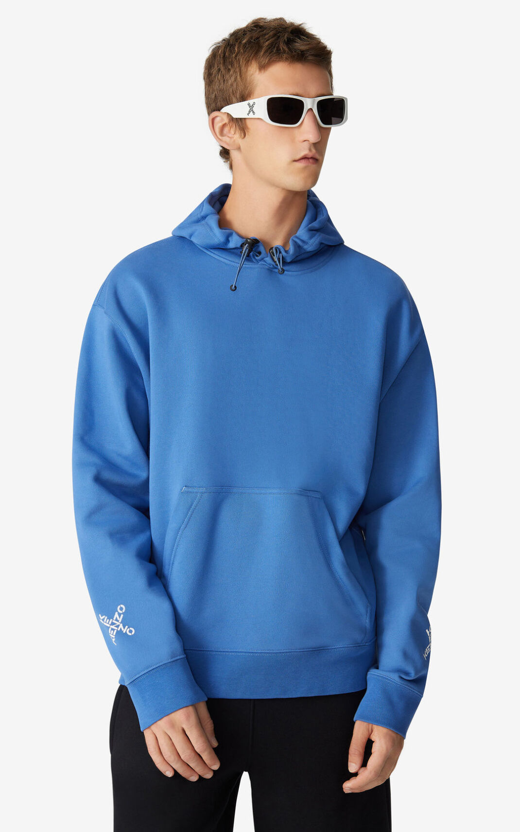 Sweat A Capuche Kenzo Sport Triple X Homme Bleu | HMQW-57603